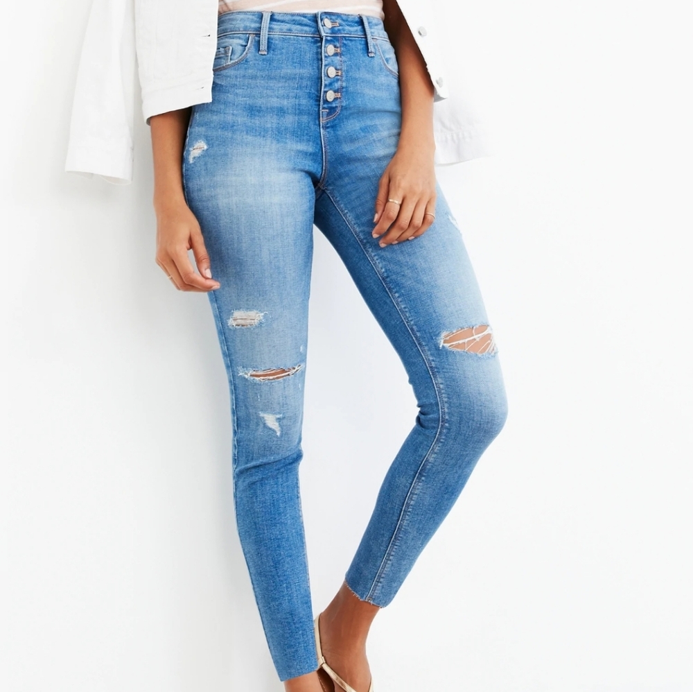 Super Skinny High Rise Jeans O